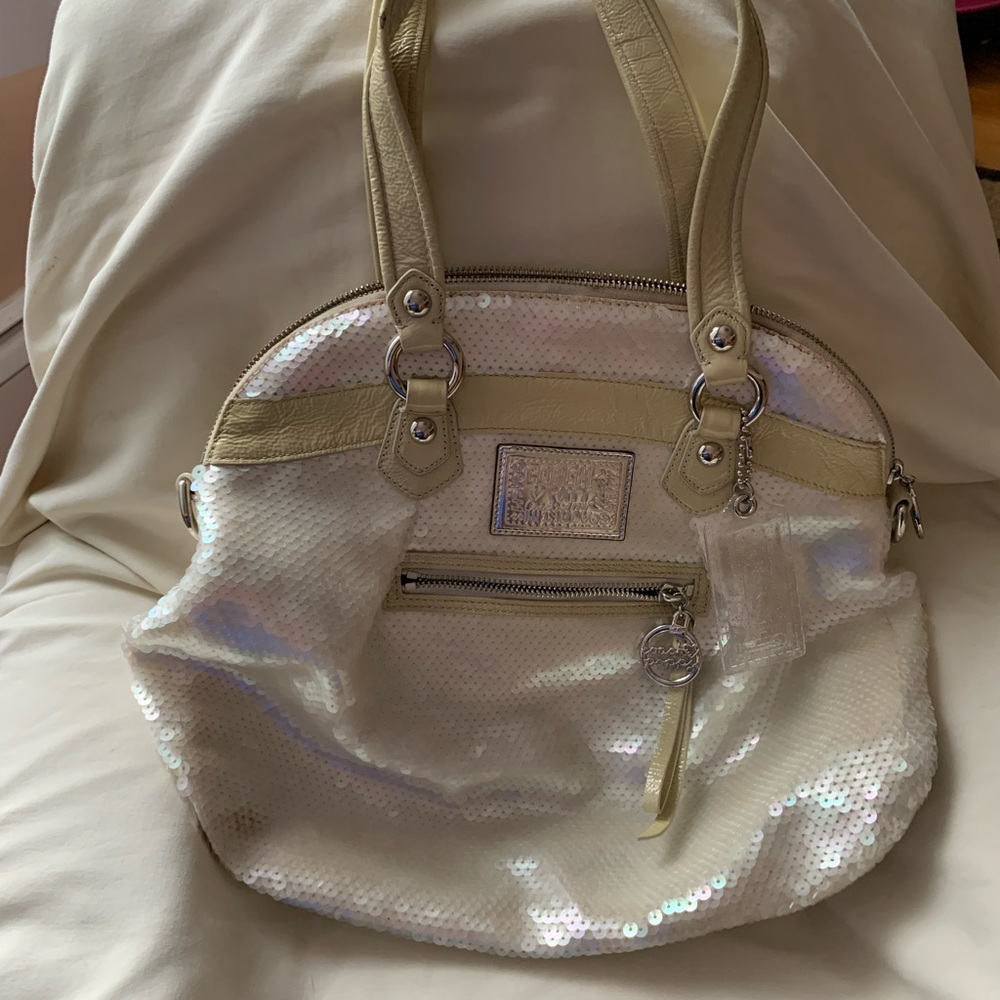 Coach sequin purse